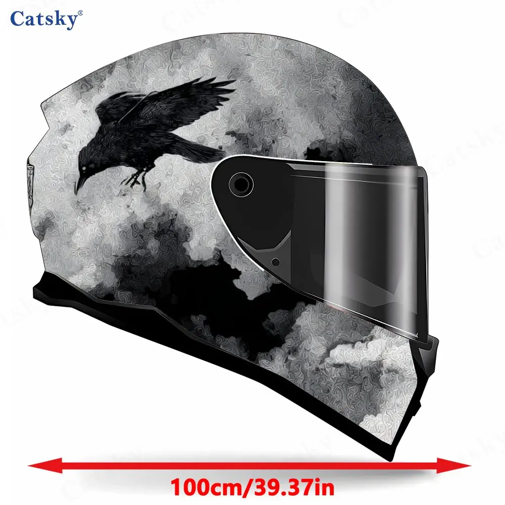 Vintage Praying Hands Print Helmet stickers , PVC Material Multifunctional Helmet Stickers, Scratch-Resistant & Fade-Proof, Easy