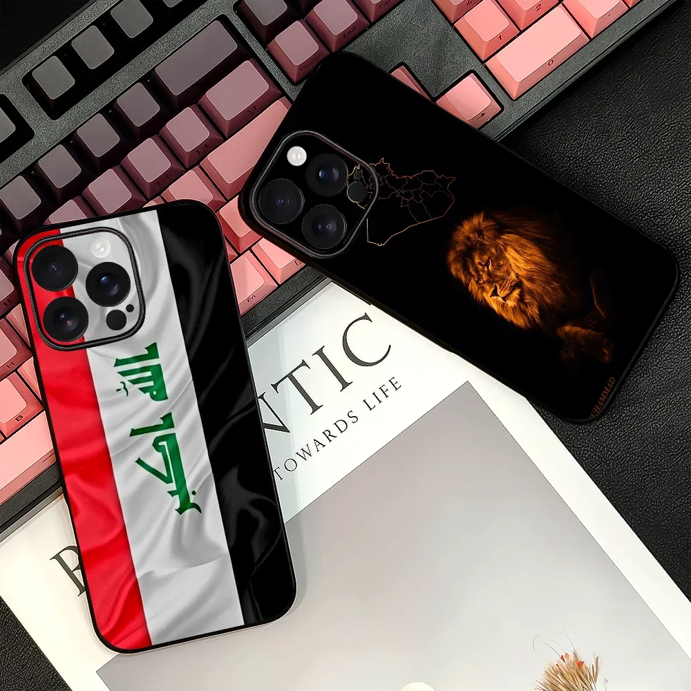 Classic Iraqi Iraq National Flag Phone Case For IPhone 16 15 14 13 12 11 PRO MAX PLUS Mini TPU Soft To Skin-friendly Cover