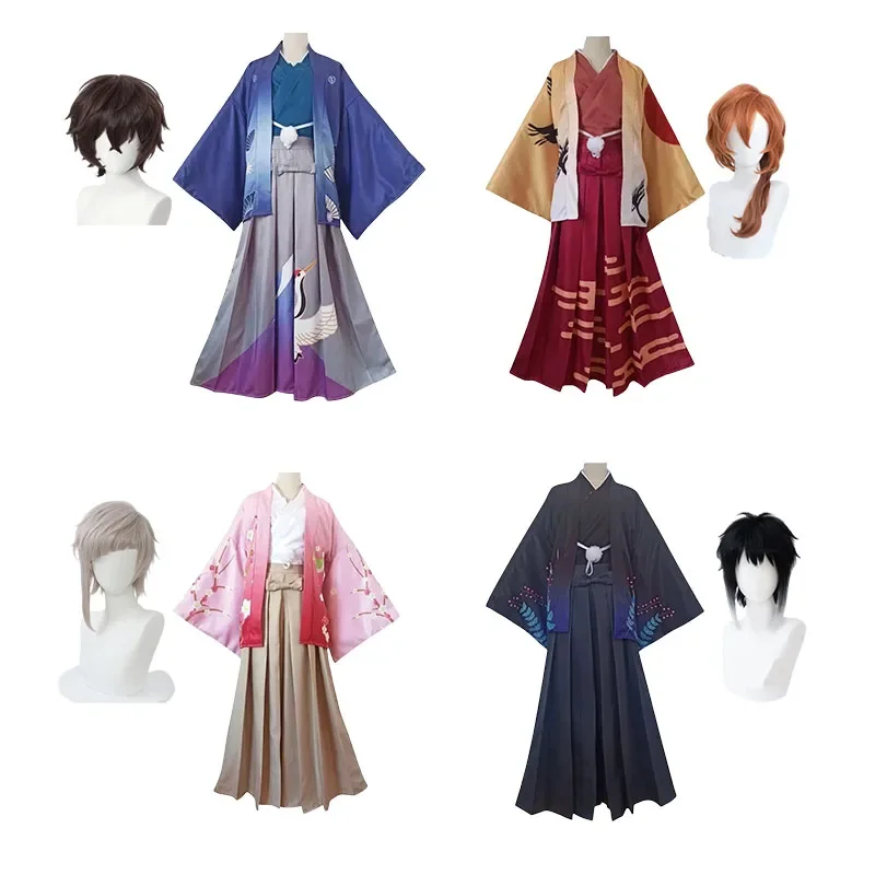 Dazai Osamu Nakahara chuuya NAKAJIMA Atsushi Ryunosuke Akutagawa cosplay costume men women kimono anime suit outfit