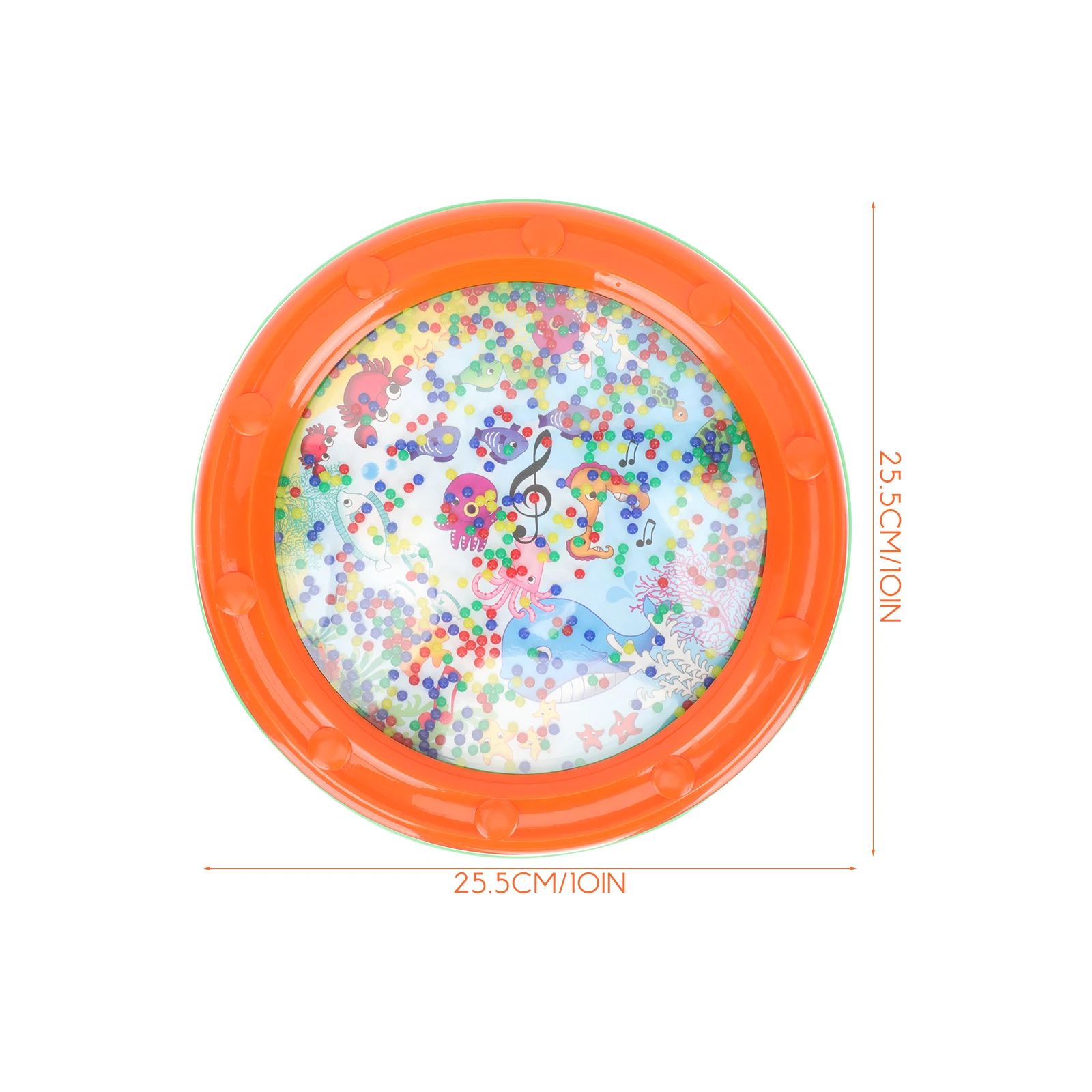 

Stimulating Educational Ocean Wave Bead Percussion Instrument Durable Sturdy Hand Crisp Tone Smooth Edges