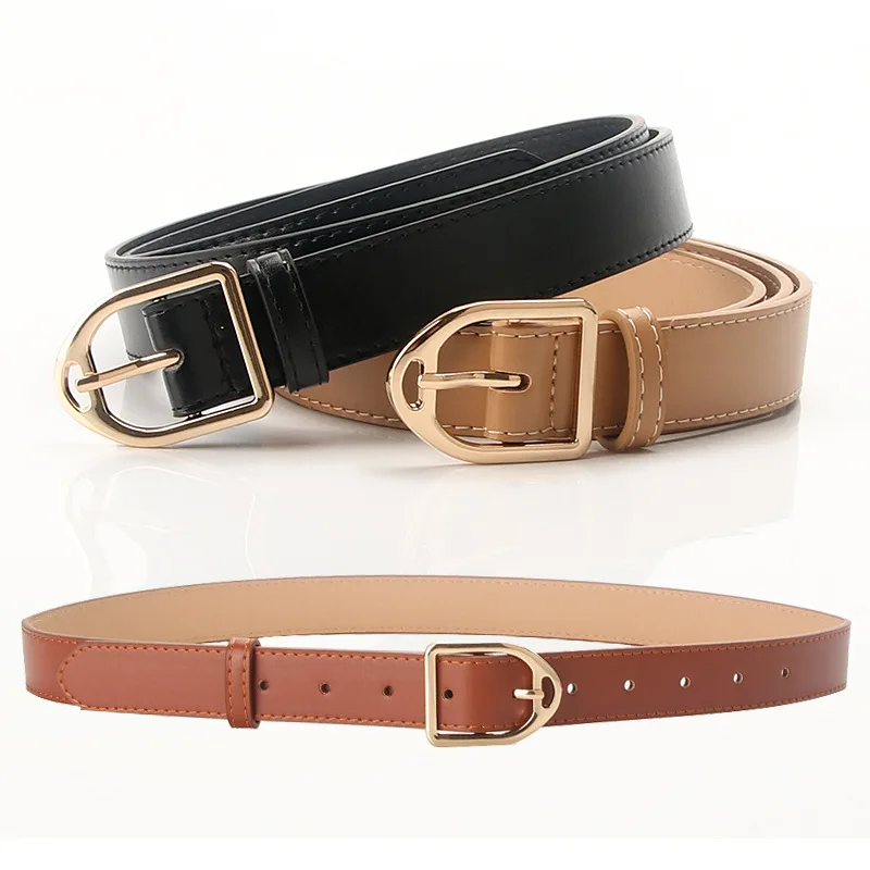 Women's Belt Simple Atmospheric Decorative Belt Jeans Belt Versatile Female Student Belts for Women