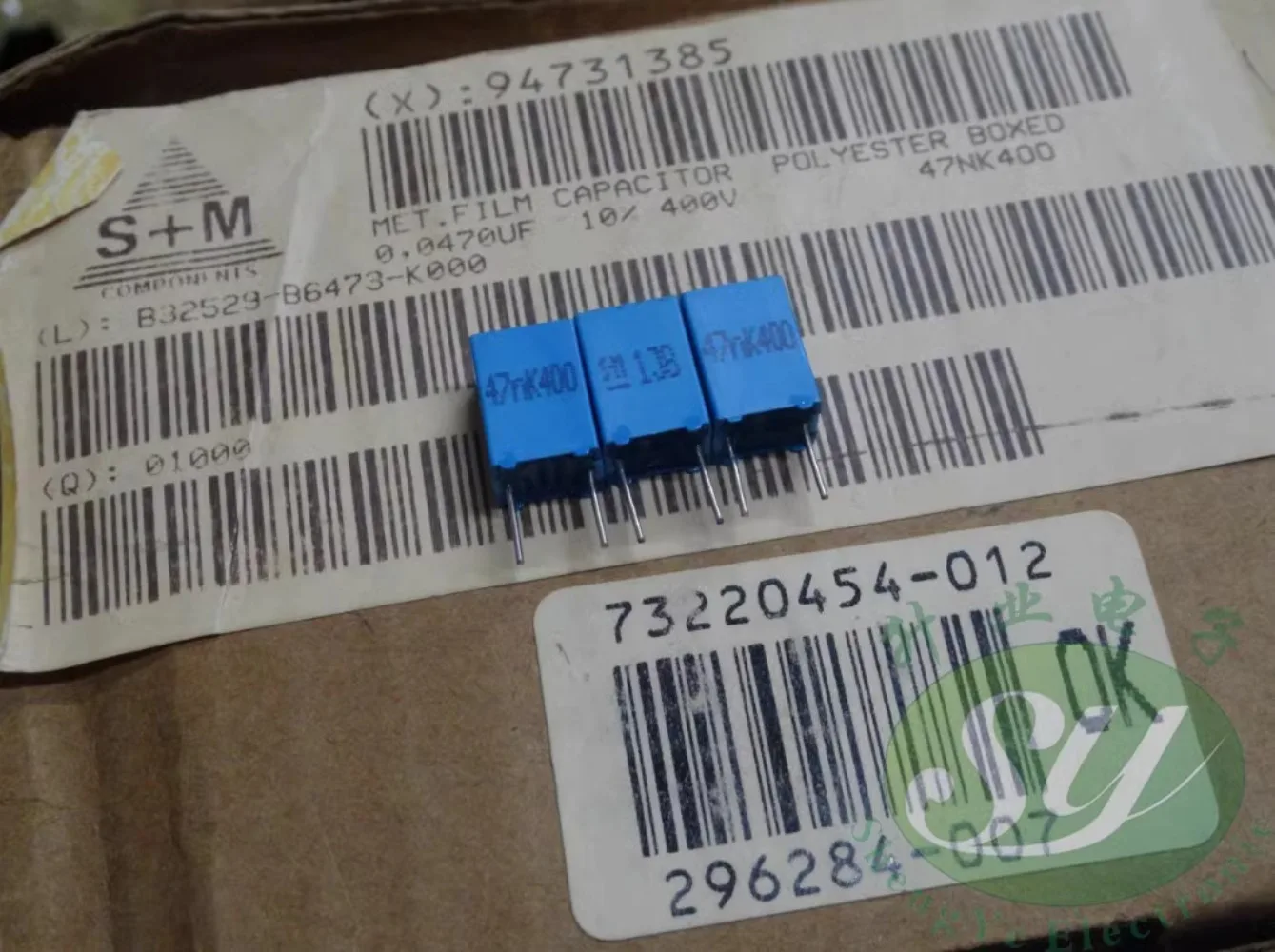 

50PCS Old Siemens EPCOS 0.047uf/400v 47nf 473 New 5MM film capacitor