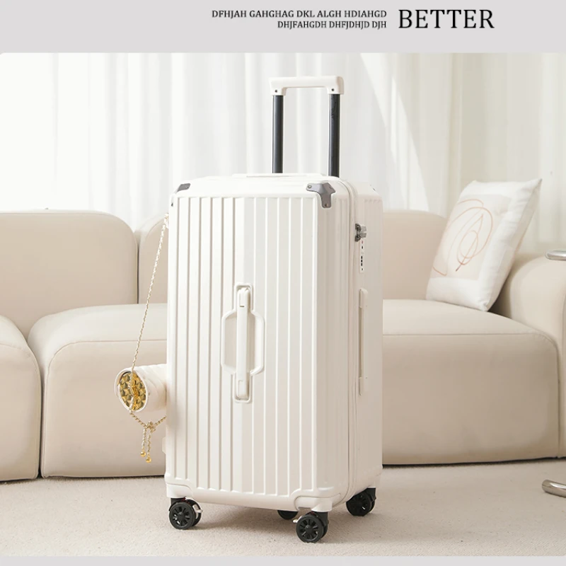 Large Carry on Luggage of Super Capacity Hot Selling Trolley Box Travel Suitcase for Male and Female Front Opening Mini Suitcase