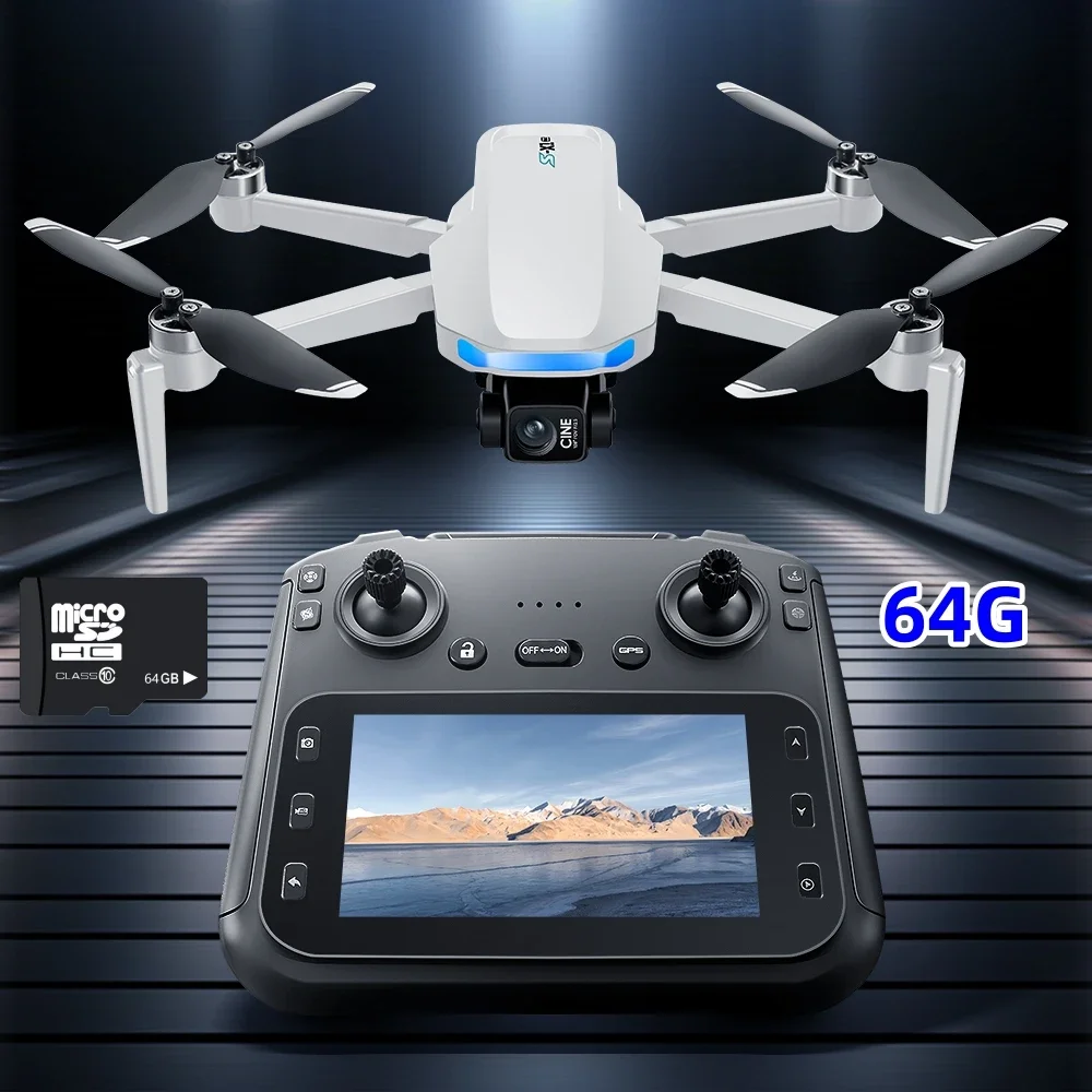 S-X1 طائرة بدون طيار جديدة مع شاشة 3 محاور مضادة للاهتزاز Gimbal 4K طائرات بدون فرش جوية RC كوادكوبتر 5G GPS 8K HD كاميرات EIS طائرة صغيرة بدون طيار