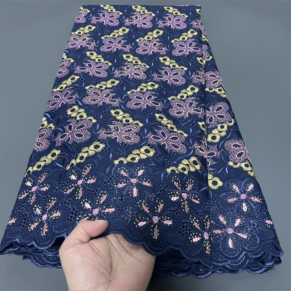 

Premium Nigerian Lace Fabric for Wedding Dress & Bridal Gown - Embroidered Tulle,Soft Cotton Damask,High Quality Material 5Yards