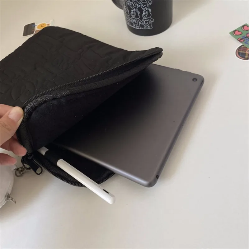 クリエイティブレター MacBook Pro 11/13 インチ ラップトップスリーブ ポリエステル タブレットケース プレミアムストレージオーガナイザー スリム ポータブル保護