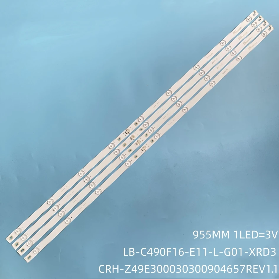 

LED Strip For CRH-Z49E300030300904657REV1.1 JL.D49091330-002ES-M-1 LB-C490F16-E11-L-G01-JF1 49E6000C 49E3000B 49J1200