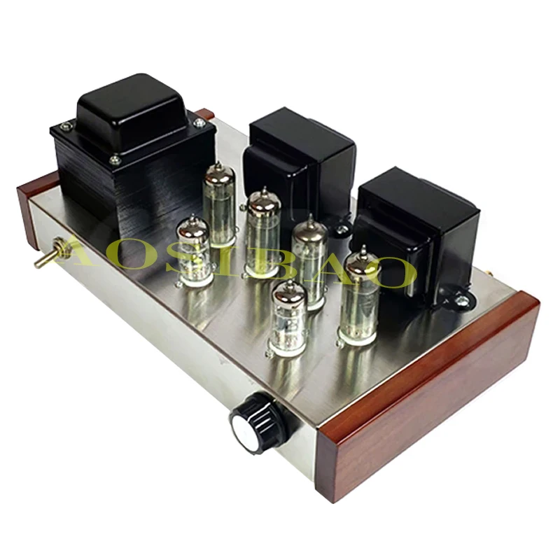 AIYIMA SMSL 6F2 6p1 Amplifier tabung vakum, kit penguat daya Audio DIY HIFI Kelas A 12W + 12W