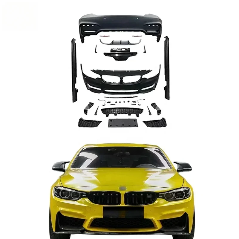 

Bodykit 4 Series F32 F33 F36 facelift M4 Front car bumper side skirt Rear car bumper M4 car bumpers