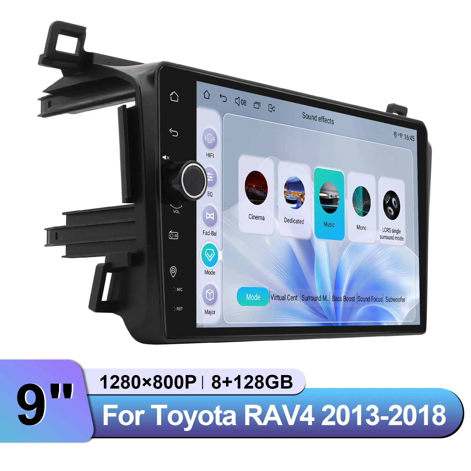 JOYING 9 بوصة أندرويد 13.0 راديو ستيريو بالسيارة رئيس وحدة Carplay لتويوتا RAV4 RAV 4 2013-2018 شحن سريع من مستودع الولايات المتحدة #2