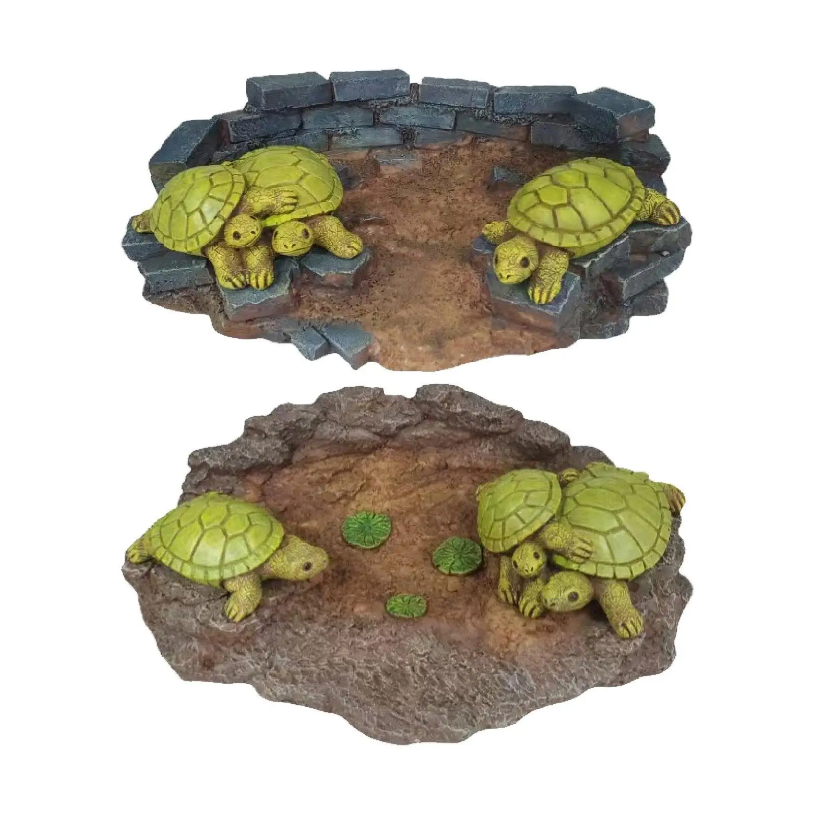 Turtle Splash Block Garden Tortoise Statue Gifts Figurine Gutter Downspout