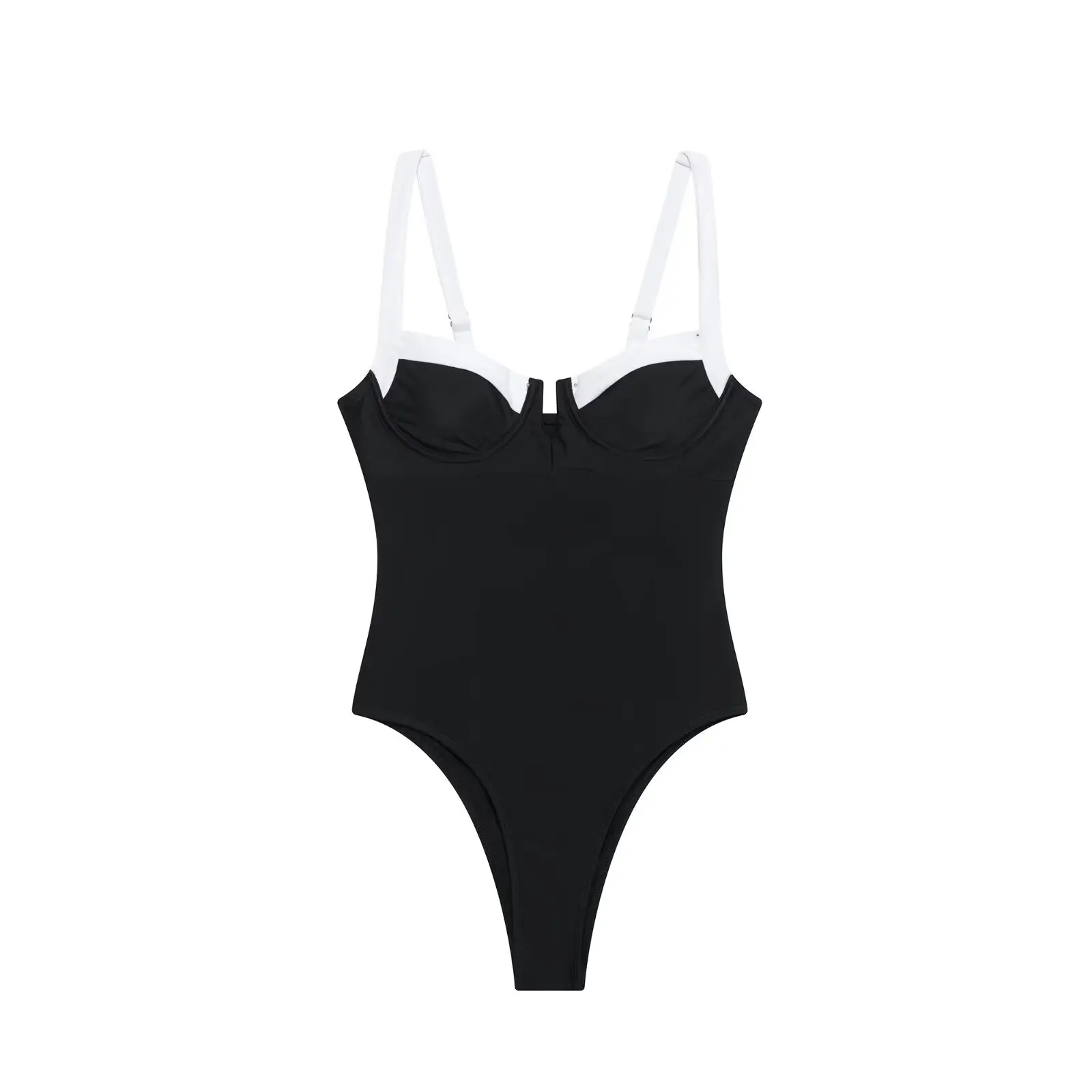 

BM&MD&ZA Womens V Neck Swimsuit Bikini Stylish Strappy Design Contouring Fit Ladies Swimwear Fashion