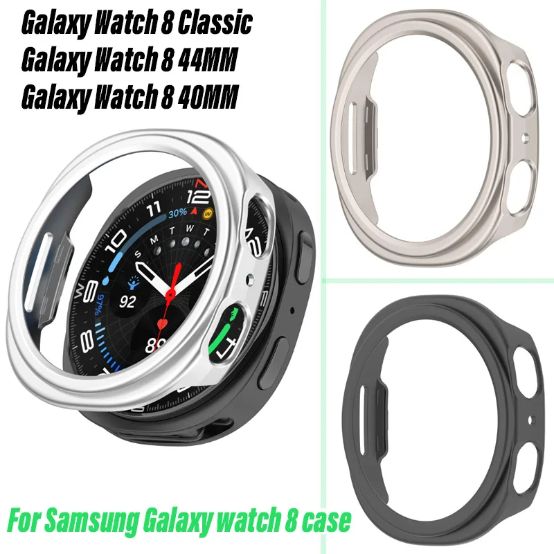 PC Hard Case Für Samsung Galaxy uhr 8 40mm 44mm Matte Abdeckung Schutzhülle Für Galaxy Uhr 8 klassische Aushöhlen Shell Zubehör