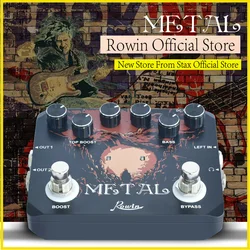 Rowin LTL-03 Metal 2.0 Version Guitar Effect Pedal With Traditional Metal Sounds Super Distortion Sound & Headphone True Bypass