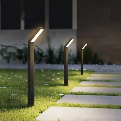 Courtyard Lawn Light 7-Shaped Outdoor Waterproof Lawn Lamp Garden Villa Home Modern Led Outdoor Landscape Lawn Light