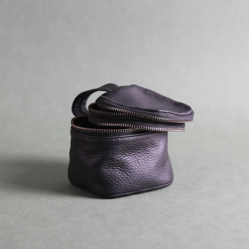 กระเป๋าเหรียญ Deerskin หนังหรูหราโบราณกระเป๋าอุปกรณ์เสริมกระเป๋า Casual กระเป๋าขนาดเล็ก Casual เงินกระเป๋ากระเป๋า