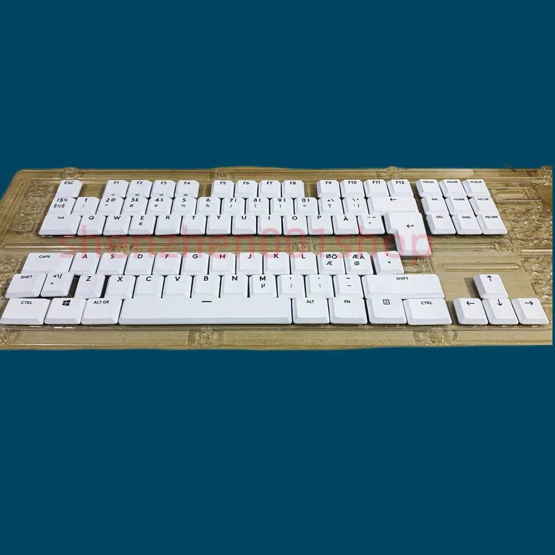 로지텍 G913TKL G915TKLNordic 레이아웃, 노르웨이, 스웨덴, 덴마용, 정품 교체 키캡, 87 키캡 세트