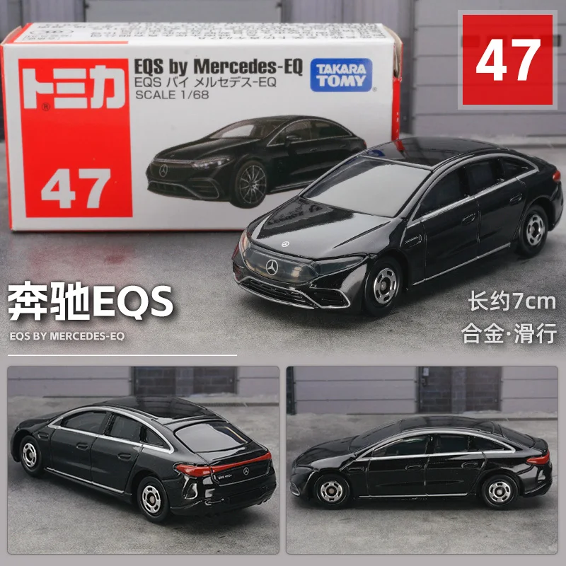 

Оригинальный автомобиль Takara Tomy Tomica, EQS от Mercedes EQ, игрушки для мальчиков, масштаб 1/68, литый под давлением автомобиль, литый под Давлением коллектор, подарок на день рождения