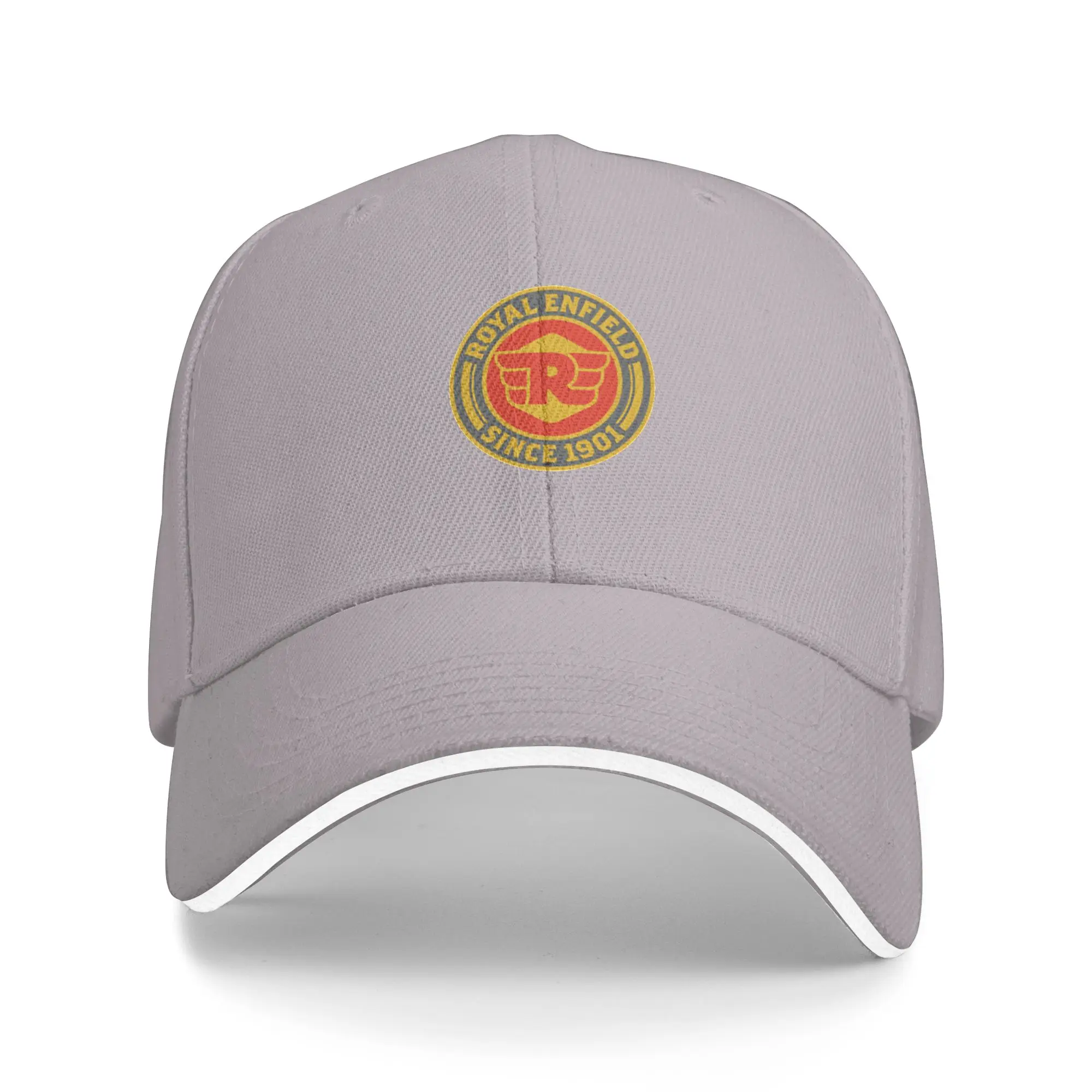 Fashion Royal Enfield - Since 1901 Classic 500 Bucket Hat Curved Brim Baseball Cap Simple Versatile Women's Cap