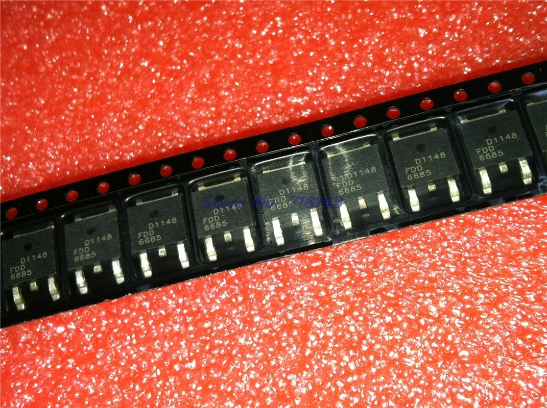 10pcs/lot FDD6685 6685 TO-252 P-channel MOS transistor laptop chip In Stock