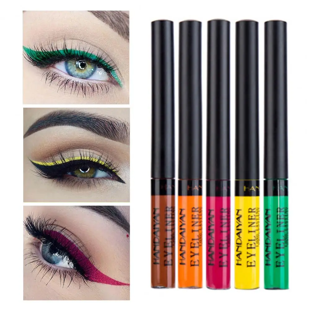 Delicate Eyeliner Ultra-fine Nib Eyeliner Pen Fluorescent Eye Makeup Matte Colored Not Blooming Liquid Eyeliner