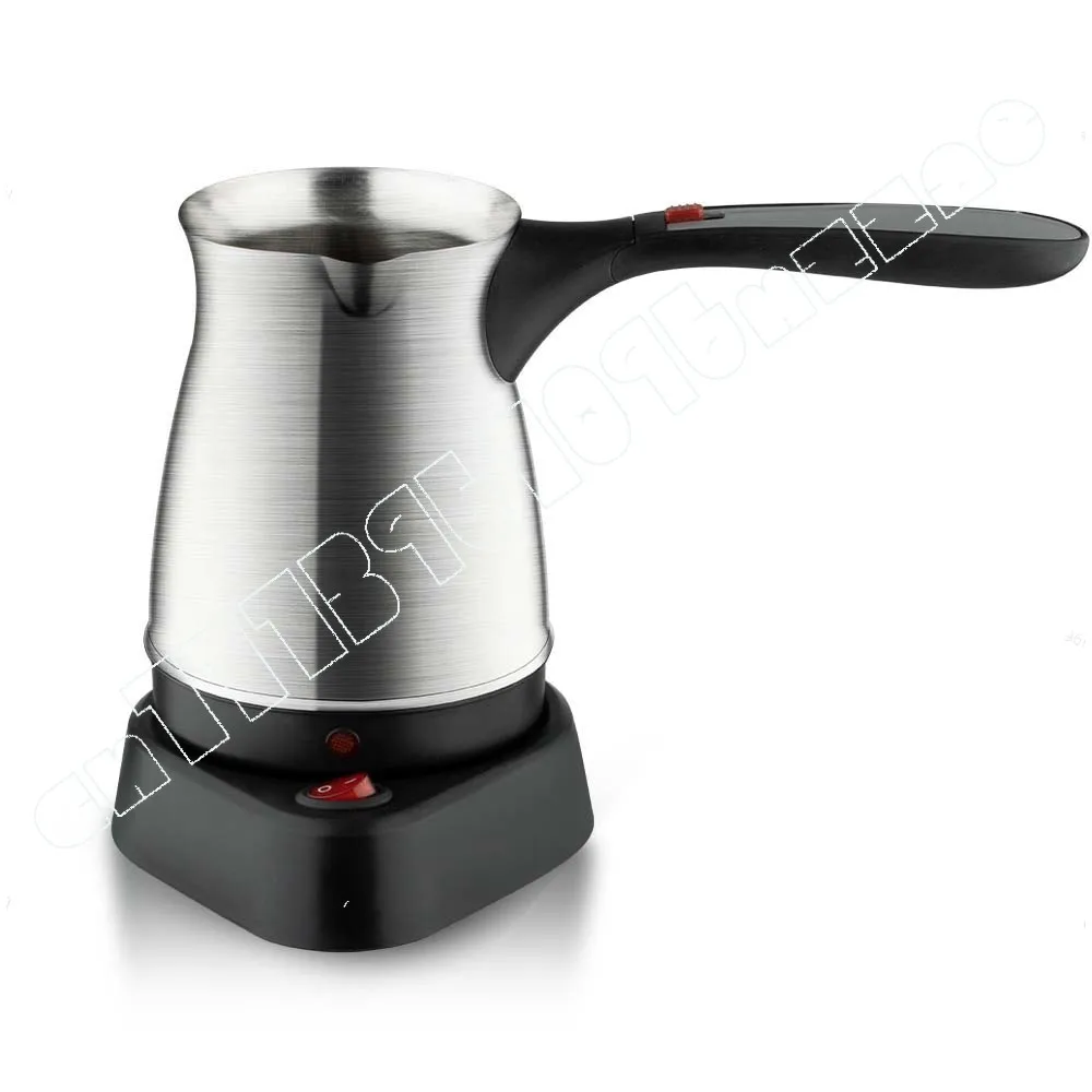 Turkish Coffee Pot with Handle Stainless Steel Electric Brewing Coffee Machine Kettle 500ml