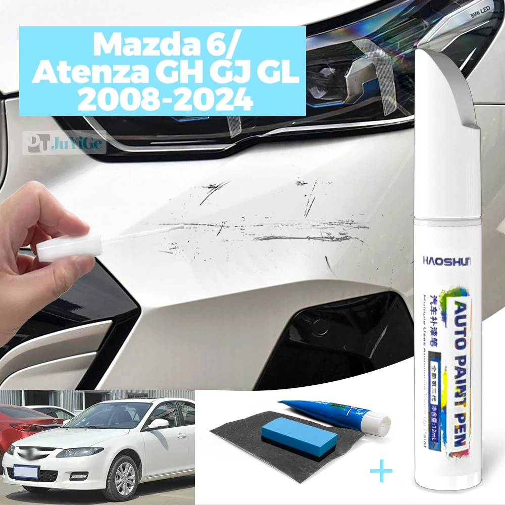 

For Mazda 6 Atenza GH GJ GL 2008-2024 2012 2013 2022 2023 Car Paint Pen Paint Care Scratch Repair Wax Painting Scratch Remover