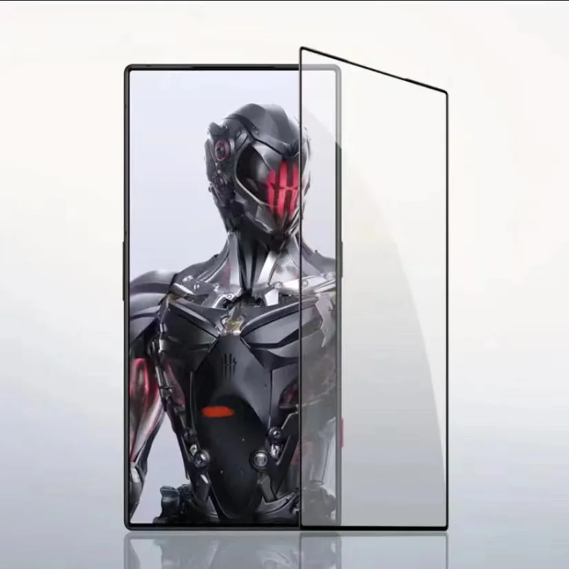 حامي شاشة زجاجي مخفف 9h لجهاز أحمر magic8 8s pro ، واقي عدسات الكاميرا الناعم ، nubia red magic9 pro plus