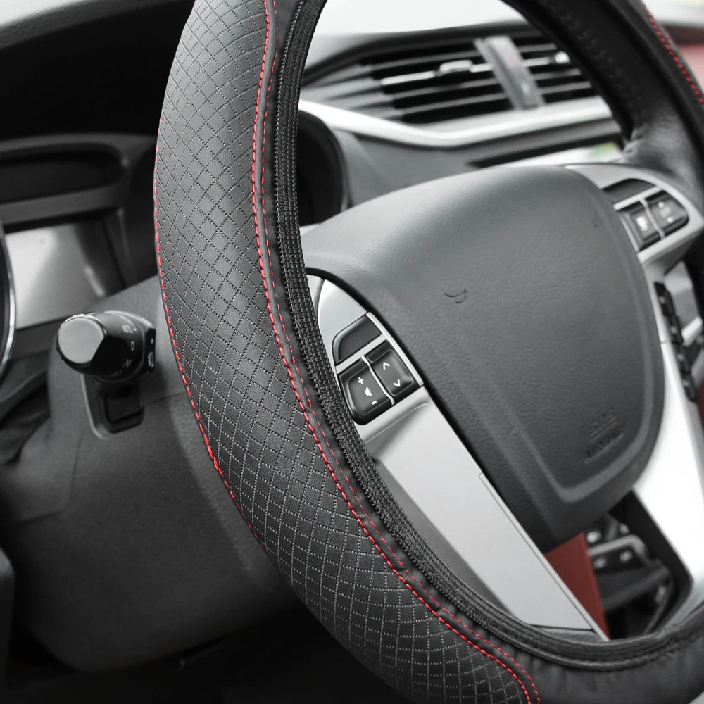 Universal Auto Steering wheel Cover for Peugeot 206 307 406 407 207 208 308 508 2008 3008 4008 6008 301 408