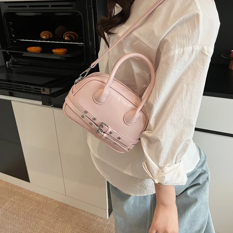 

High-End Stylish Diaper Bag For Women Luxury Crossbody Handbag Designer Minimalist Vintage Large Capacity Leather Tote Bag