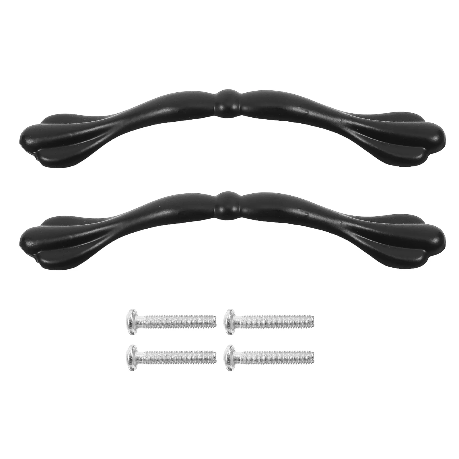 

2pcs Cabinet Handle Pulls 96Mm Aluminum Alloy Drawer Handles Kitchen Dresser Bathroom Cabinet Door Knobs Easy Install Hardware