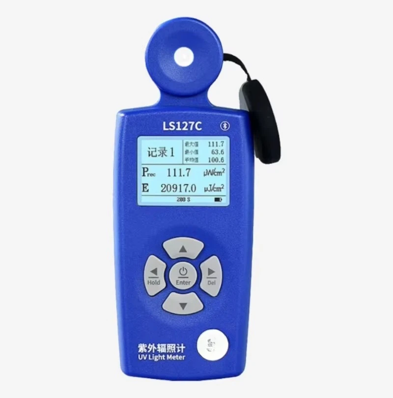 Linshang uv meter ls126c for measuring the intensity of germicidal lamps, ideal for hospital uv-c transmission windows at 254nm