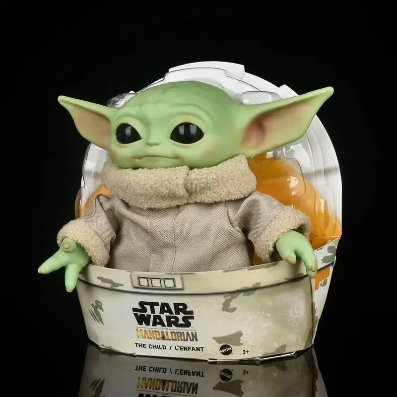 Star Wars Yoda Plush Toy 11 Inch Real Fabric Clothing The Mandalorian Collectible Figurine Home Decor Gift For Fans Collectors view 4