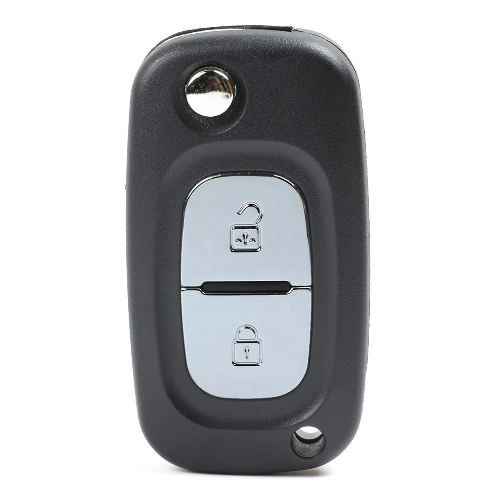 KEYECU for Renault Clio III Modus Kangoo Trafic Master 2004‑2014 Flip Remote Key Fob PCF7946 PCF7946 Chip 433MHz VA2