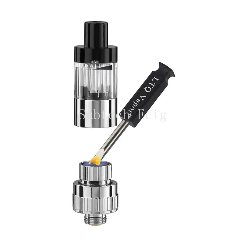 Tanque atomizador de pilar de vapor ltq para concentrado 510 rosca 14mm bobina cerâmica controle de fluxo de ar conexão magnética caneta vaporizador