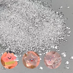 100g Transparent Thermoplastic Crystal Soil Free Resin Material White PCL Granules Plastic Soil Slim Handmade DIY Material