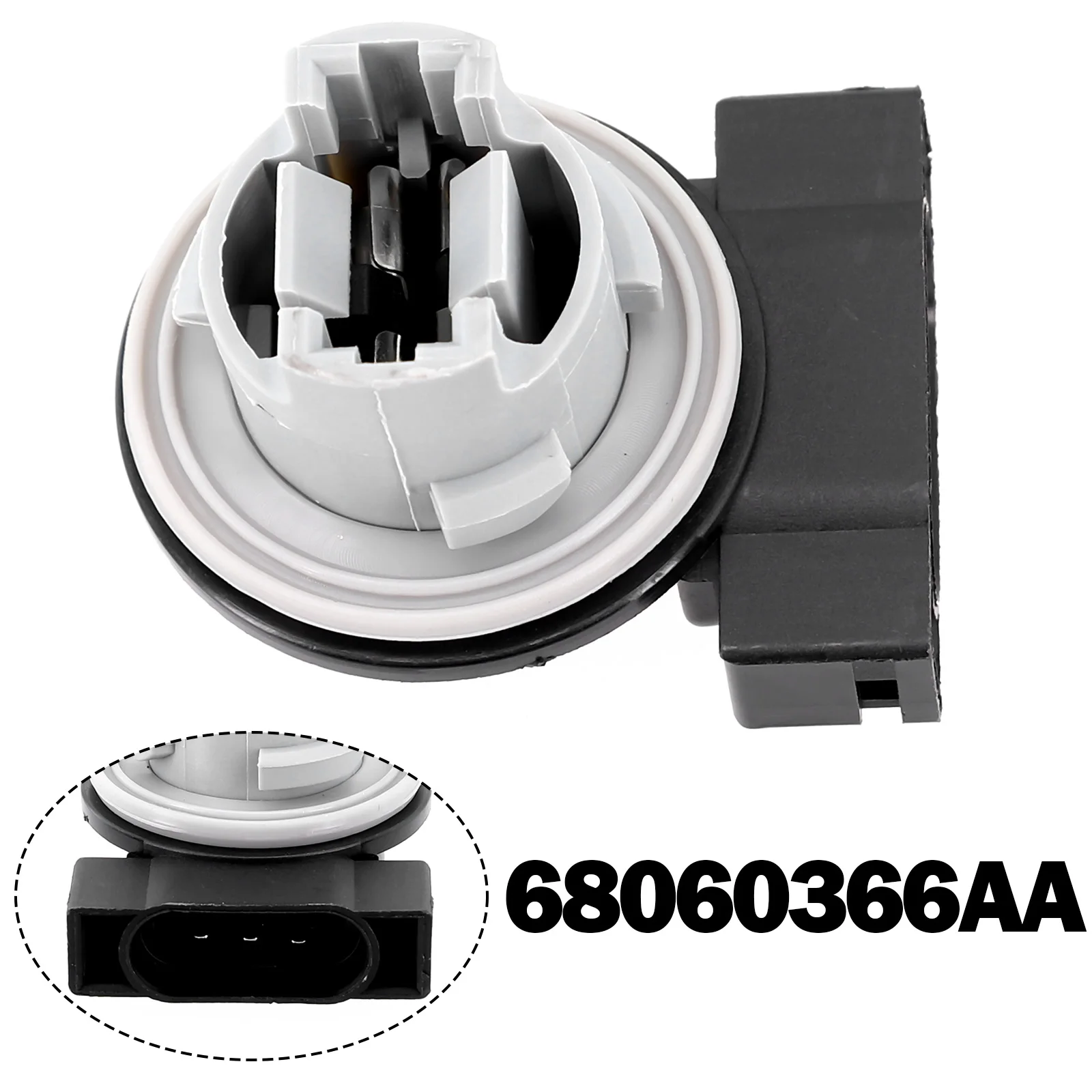 1pc Car Turn Side Lamp Socket Adapter For Dodge Minivan For Jeep For Chrysler Cirrus For Ram Van 1995-2006 68060366AA