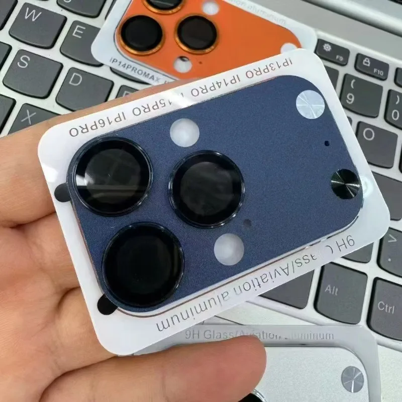 9H الزجاج المقسى ثانية تغيير محول آيفون 14 15 16 برو ماكس إلى 17 برو ماكس غطاء عدسة الكاميرا فلاش دعم المضادة للانزلاق