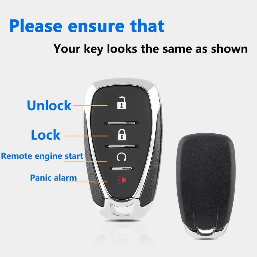 HYQ4ES Reemplazo de mando a distancia para Chevy Blazer Traverse Bolt EUV EV 2021 2022 2023 Chevrolet Trailblazer Control remoto de entrada sin llave 13535
