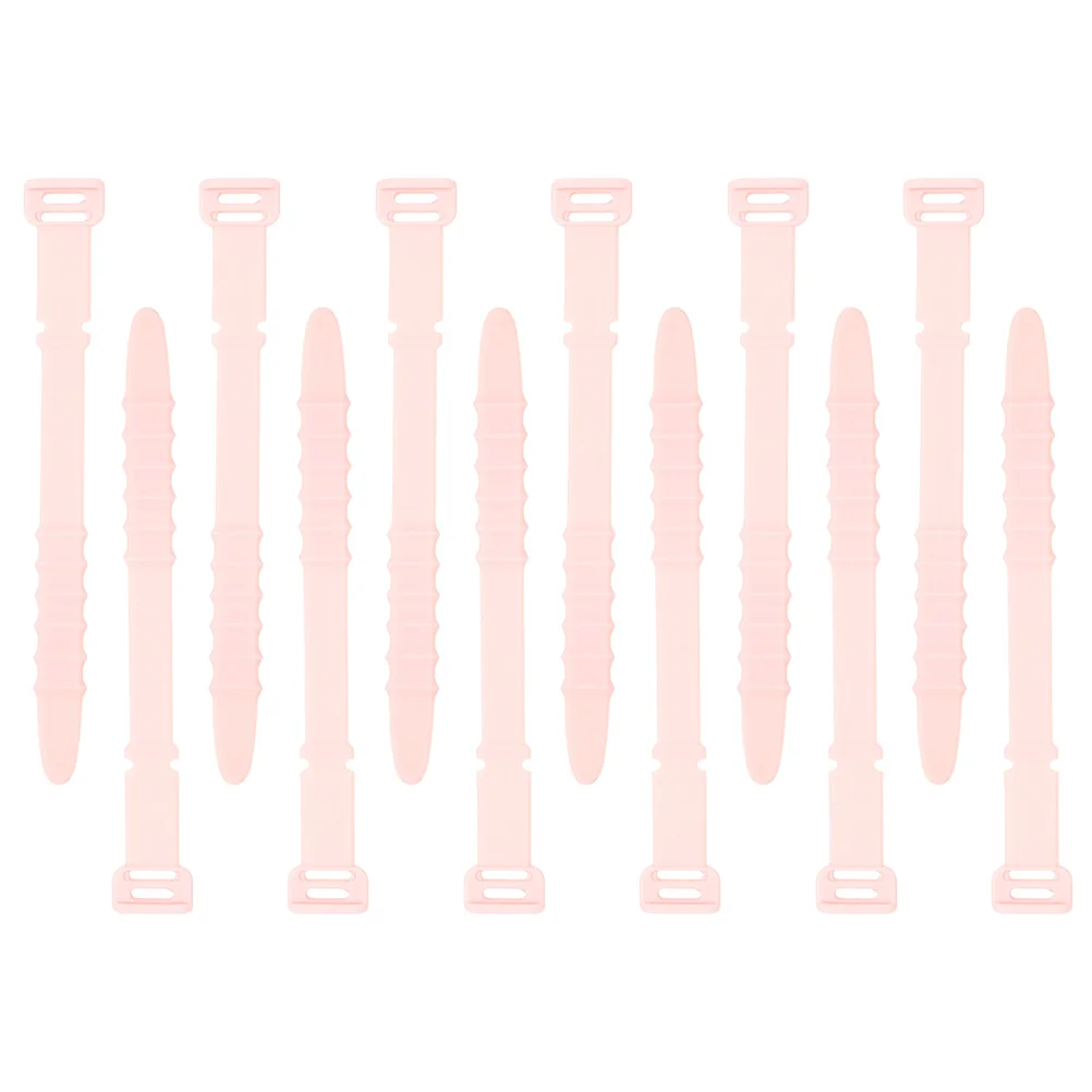 12Pcs Silicone Cable Organizer Winders for USB Headset Charging Cords Storage Keep Desktop Solution