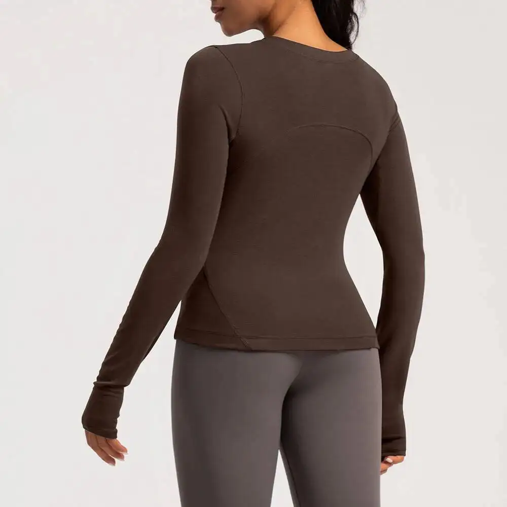 

Women S New Merino Wool Yoga T Shirt Naked Sensation Slim Fit Long Sleeve Workout Top