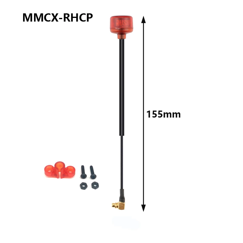 RUSHFPV Cherry FPV 5.8G Antenna LHCP RHCP long range Antenna SMA MMCX Connector Adapter Stubby For Racing Drone