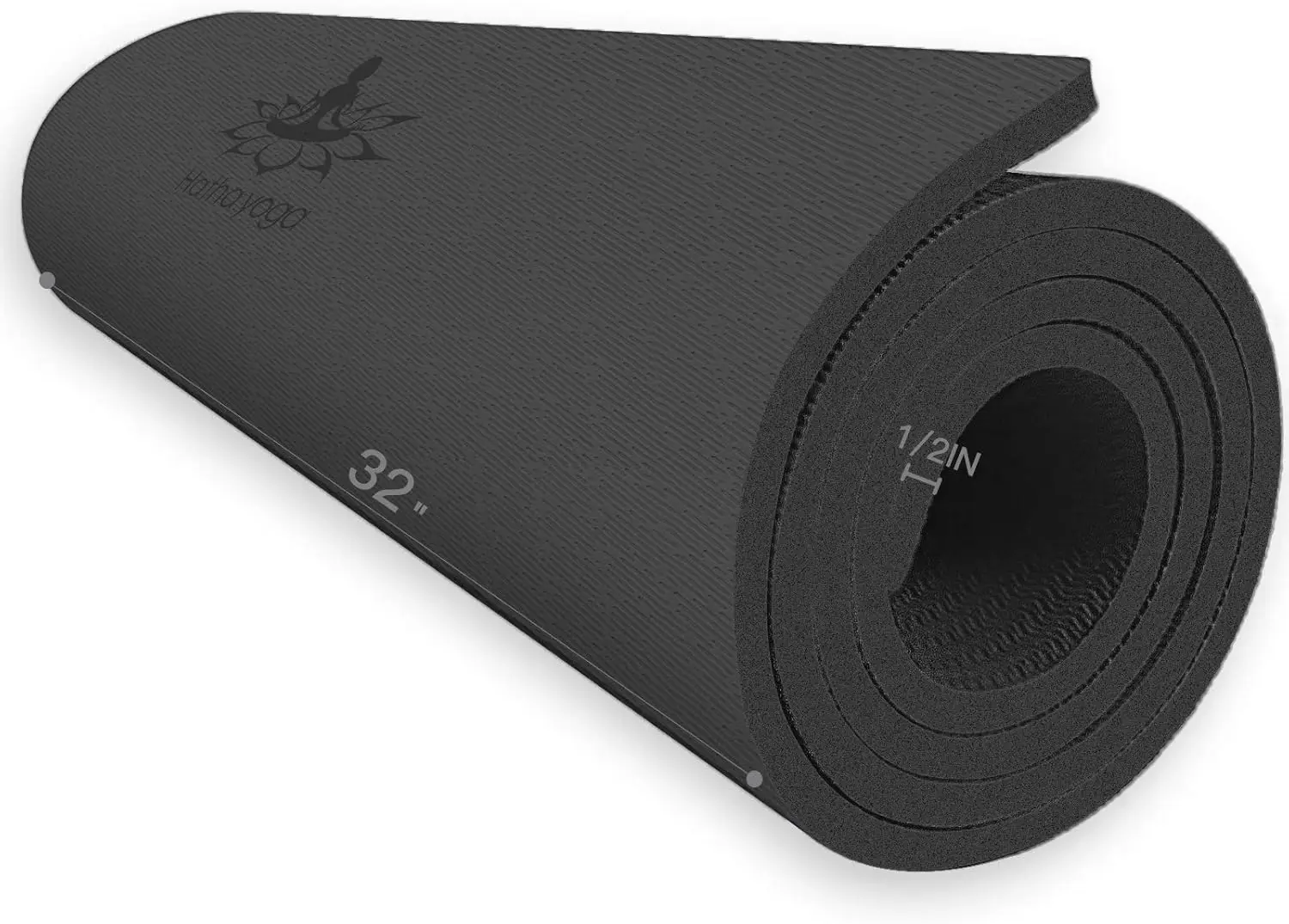 

Extra Thick TPE Yoga Mat 72x32 Inch 1/2 Inch Eco-Friendly Non-Slip Exercise Mat for Home Gym Travel