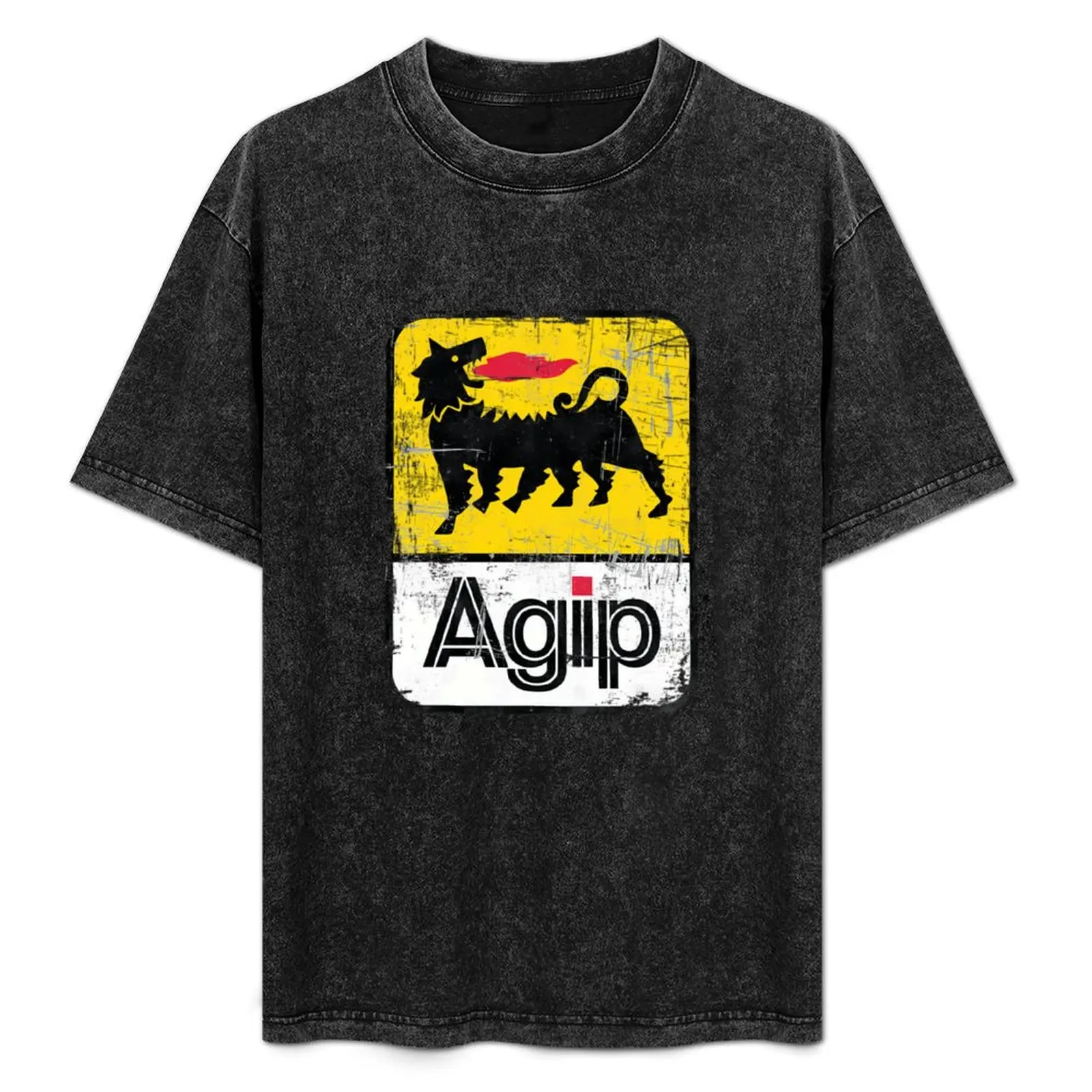 AGIP Lubricants 1968 – 1998 Distressed Version T-Shirt cheap stuff cotton graphic tees Men's t-shirts