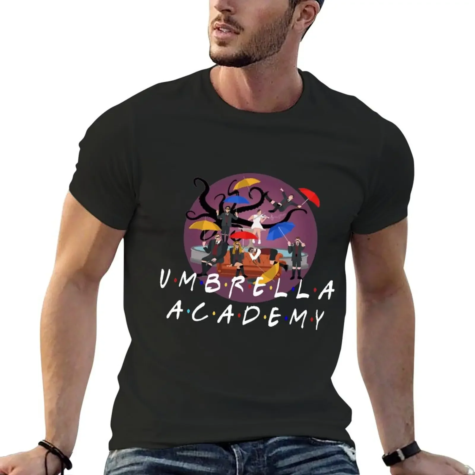 Umbrella Academy kids Friends style T-Shirt plus sizes for a boy oversizeds fruit of the loom mens t shirts