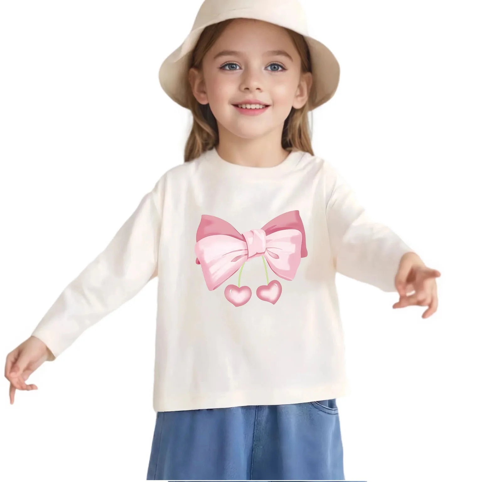 

Autumn Children Girls Long Sleeve T-shirts Cartoon Cotton Toddler Girls Top 18M-9Y Kids Baby Girl Tees Kids Clothes Girl Clothes