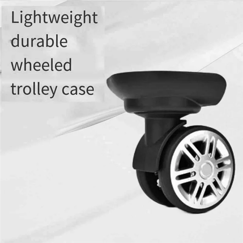 -A14E Substituição de roda de bagagem Acessório de carrinho Roda universal com senha Caixa de viagem Roda esquerda