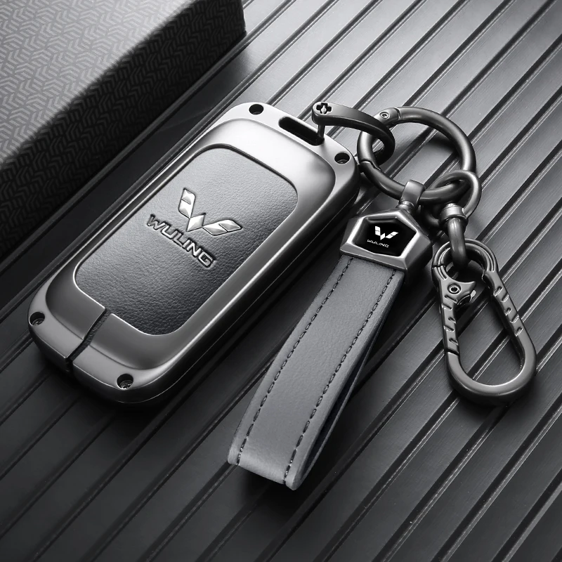 Zinc Alloy Car Key Case For Wuling Starlight S Jiachen Nebula Xingchi New Star Shockproof Full‑Fit Remote Key Shell