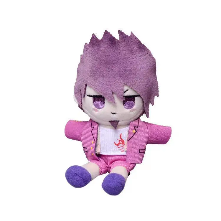 15CM Danganronpa V3 Push Toy Kokichi Oma Nanami ChiaKi Pushie Doll Shuichi Saihara Cartoon Soft Pendant Fans KeyChain Gifts