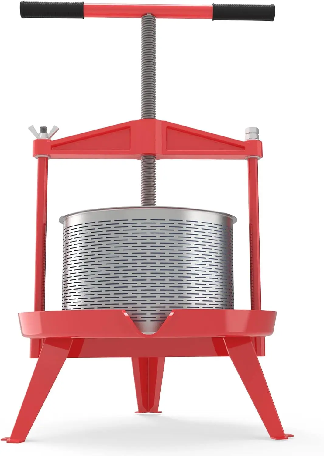 2.38 Gallon Heavy-duty Cross-beam Stainless Steel Fruit and Wine Press